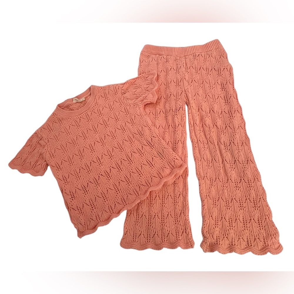 Jessica Simpson two piece crochet outfit